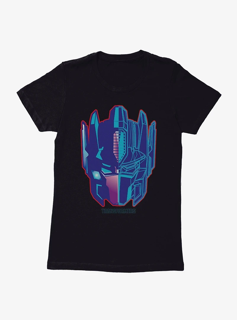 Transformers Optimus Prime Head Icon Womens T-Shirt