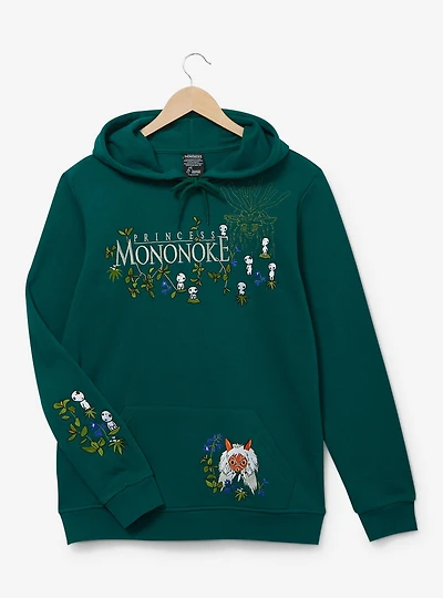 Studio Ghibli Princess Mononoke Kodama Logo Hoodie - BoxLunch Exclusive