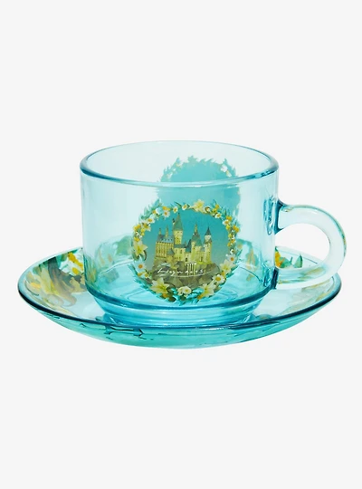 Harry Potter Hogwarts Dainty Floral Teacup with Saucer