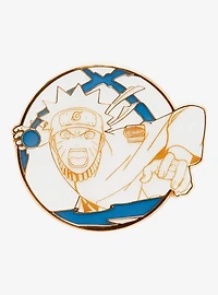 Naruto Shippuden Naruto Circle Frame Enamel Pin - BoxLunch Exclusive