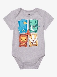 Harry Potter Hogwarts House Mascots Infant One-Piece - BoxLunch Exclusive