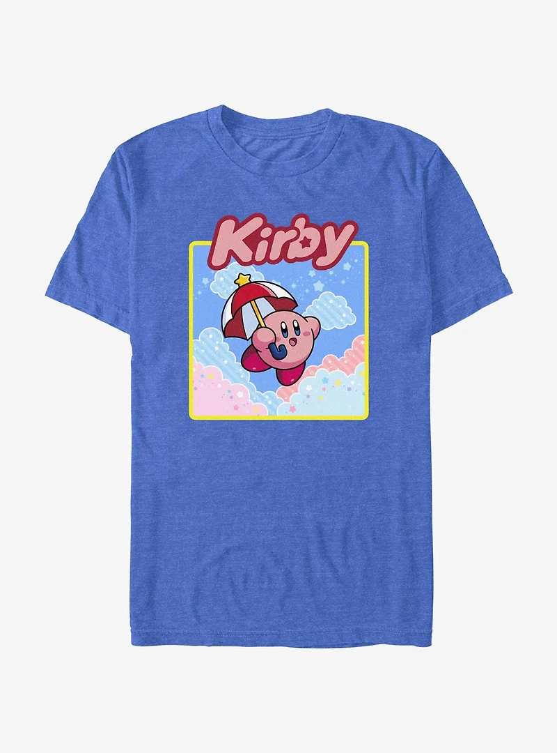 Kirby Umbrella Starry Flight T-Shirt