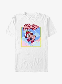 Kirby Umbrella Starry Flight T-Shirt