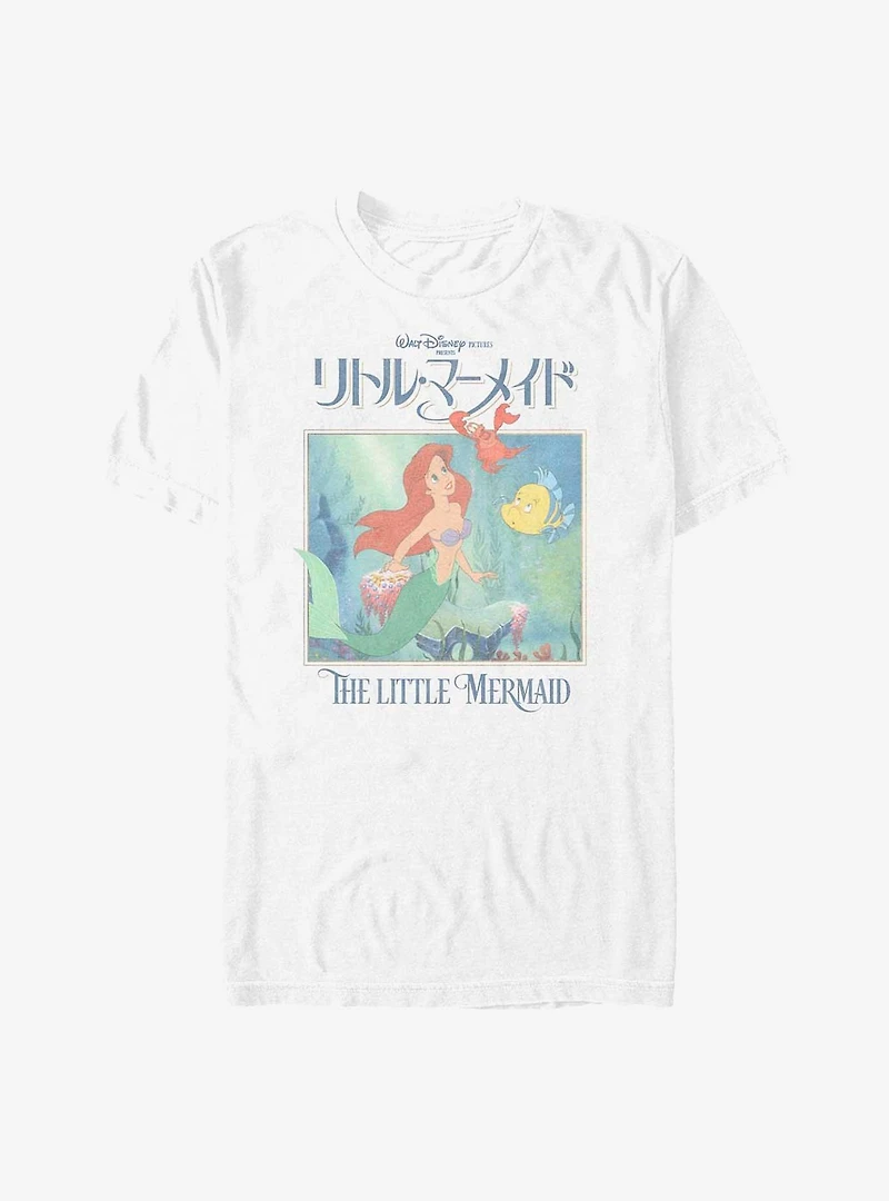 Disney The Little Mermaid Japanese Poster T-Shirt