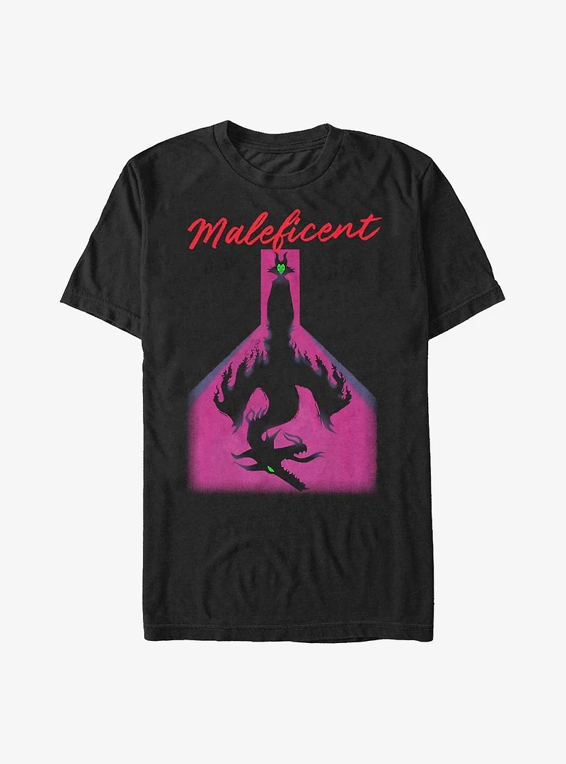 Disney Sleeping Beauty Maleficent Dragon The Shadows T-Shirt
