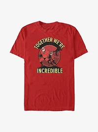Disney Pixar The Incredibles Together We're Incredible T-Shirt