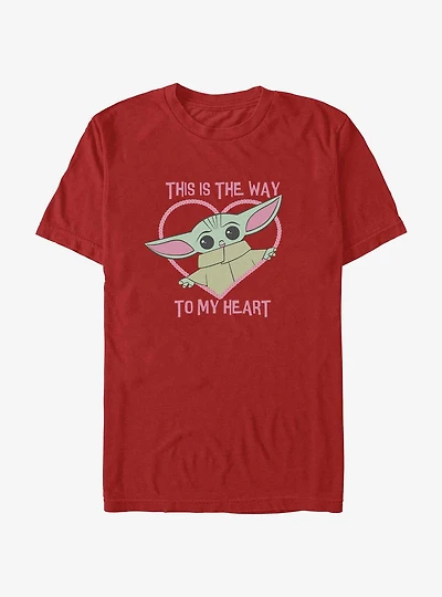 Star Wars The Mandalorian Way To My Heart T-Shirt