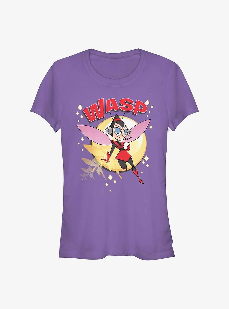 Marvel Ant-Man Wasp Retro Zoom Girls T-Shirt