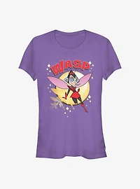 Marvel Ant-Man Wasp Retro Zoom Girls T-Shirt