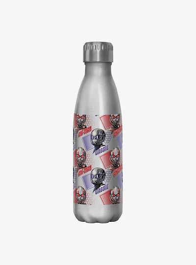 Marvel Ant-Man and the Wasp: Quantumania Ant-Man & Cassie Helmet Pattern Water Bottle
