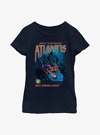 Disney Atlantis: The Lost Empire Milo Found Poster Youth Girls T-Shirt