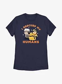 Disney Pixar Up I Rescued My Humans Womens T-Shirt
