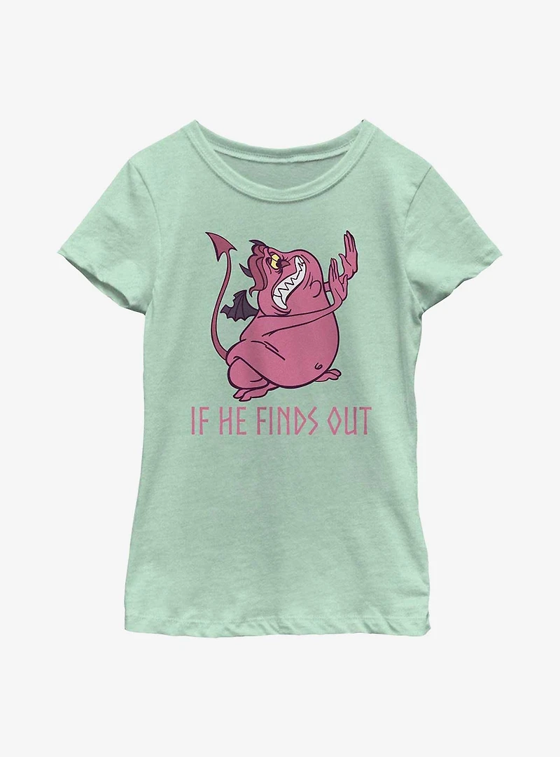 Disney Hercules Pain If He Finds Out Youth Girls T-Shirt
