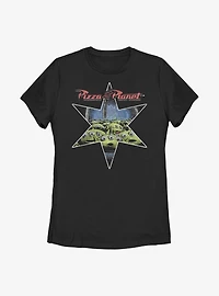 Disney Pixar Toy Story Pizza Planet Alien Star Womens T-Shirt