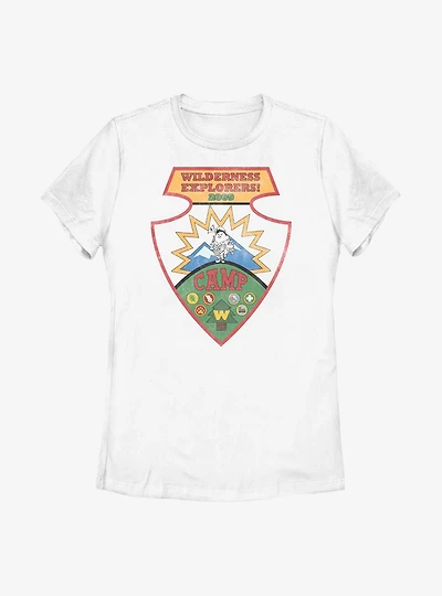Disney Pixar Up Wilderness Explorers Camp Womens T-Shirt