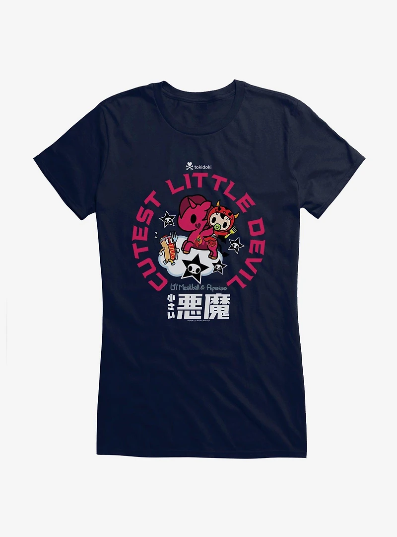 tokidoki Peperino Cutest Little Devil Girls T-Shirt