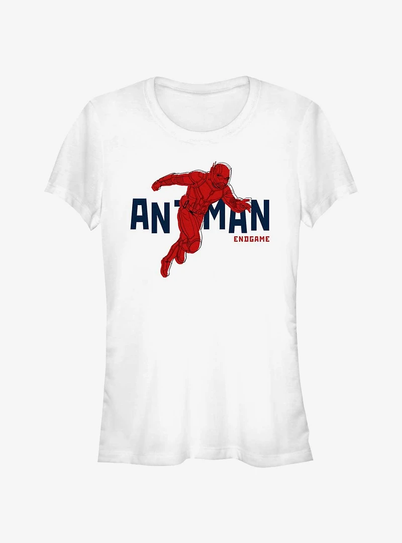 Marvel Ant-Man Text Pop Girls T-Shirt