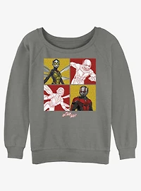 Marvel Ant-Man and the Wasp: Quantumania Hero Lineup Slouchy Sweatshirt