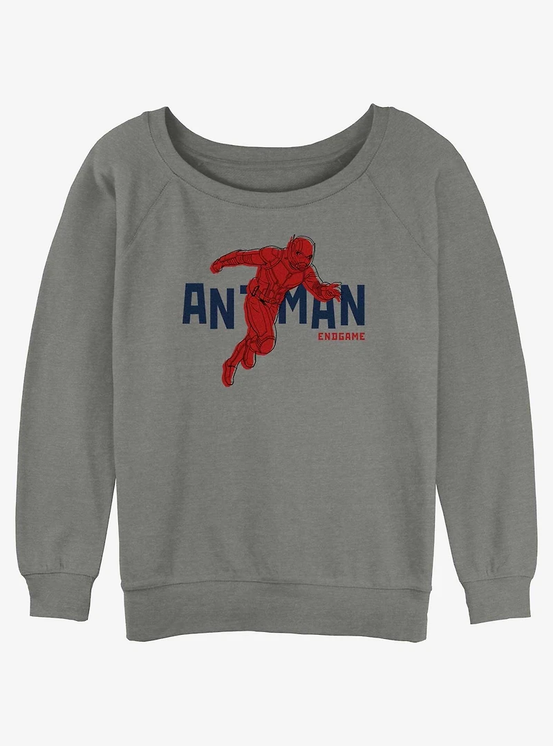 Marvel Ant-Man Text Pop Slouchy Sweatshirt