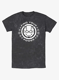 Marvel Ant-Man and the Wasp: Quantumania Find Your Power Badge Mineral Wash T-Shirt