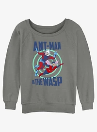 Marvel Ant-Man Classic Heroes and the Wasp Slouchy Sweatshirt