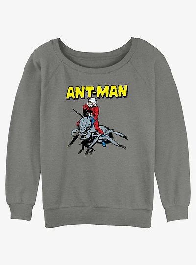 Marvel Ant-Man Riding Ants Slouchy Sweatshirt