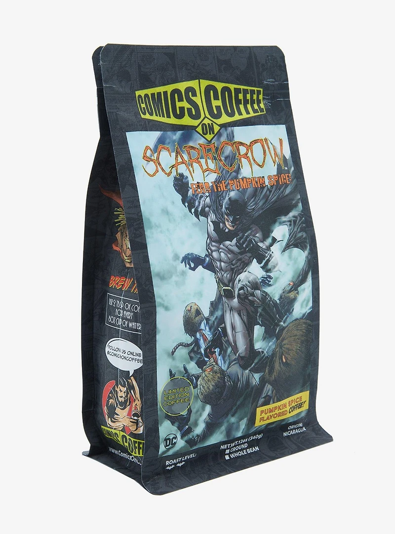 Comics on Coffee DC Comics Scarecrow Fear the Pumpkin Spice! Coffee