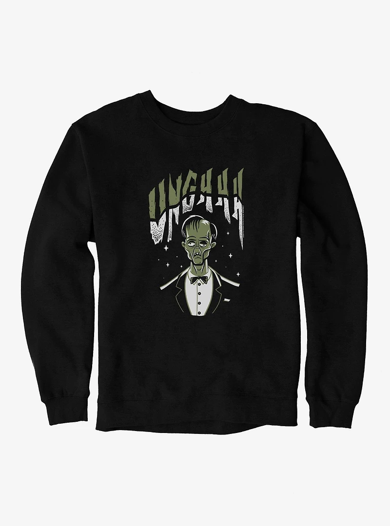 Addams Family Movie Caricature Lurch Unghhh Sweatshirt