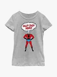 Marvel Ant-Man Half-Inch Hero Youth Girls T-Shirt