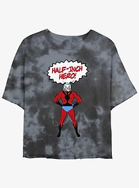 Marvel Ant-Man Half-Inch Hero Tie-Dye Womens Crop T-Shirt
