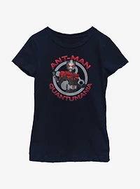 Marvel Ant-Man and the Wasp: Quantumania Badge Youth Girls T-Shirt