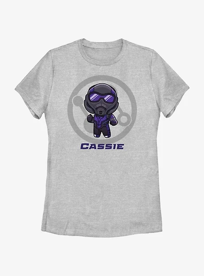 Marvel Ant-Man and the Wasp: Quantumania Chibi Quantum Cassie Badge Womens T-Shirt