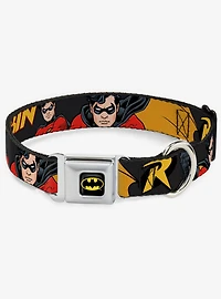 DC Comics Justice League Robin Seatbelt Buckle Dog Collar