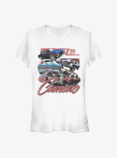General Motors Chevrolet Camaro American Muscle Girls T-Shirt