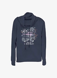 General Motors Chevrolet Monster Trucks Long-Sleeve Cowl Neck Girls T-Shirt