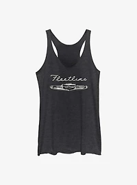 General Motors Chevy Fleetline Raw Edge Girls Tank