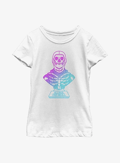 Fortnite All Hail The Skull Youth Girls T-Shirt