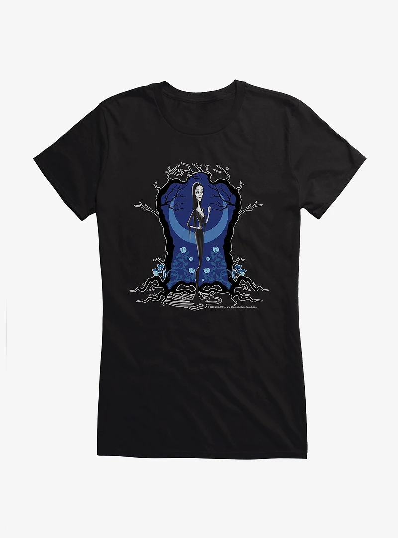 The Addams Family 2 Morticia Blue Girls T-Shirt