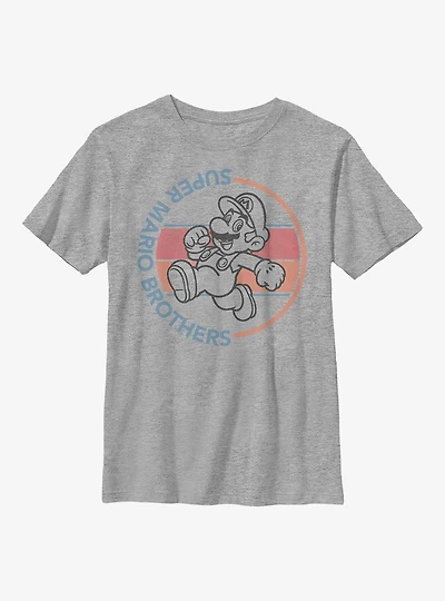 Nintendo Mario Retro Badge Youth T-Shirt