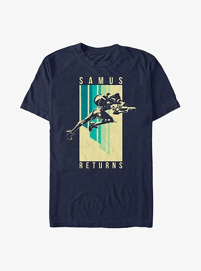 Nintendo Metroid Samus Returns Poster T-Shirt