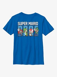 Nintendo Mario Super Letter Fill Youth T-Shirt
