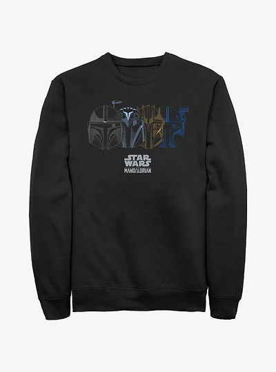 Star Wars The Mandalorian Helmet Logo Sweatshirt