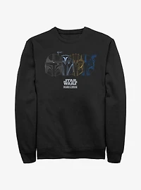Star Wars The Mandalorian Helmet Logo Sweatshirt