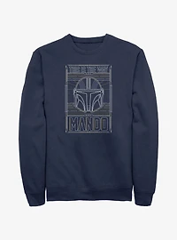 Star Wars The Mandalorian This Is Way Mando Card Sweatshirt