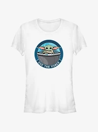 Star Wars The Mandalorian Grogu Use Force Girls T-Shirt