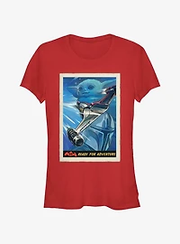 Star Wars The Mandalorian N-1 Starfighter Ready For Adventure Poster Girls T-Shirt