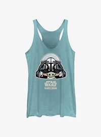 Star Wars The Mandalorian Mando & Grogu Cockpit Girls Tank