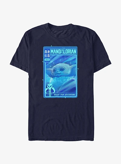 Star Wars The Mandalorian Grogu Ready For Adventure Poster T-Shirt