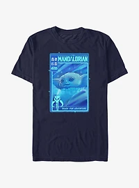 Star Wars The Mandalorian Grogu Ready For Adventure Poster T-Shirt