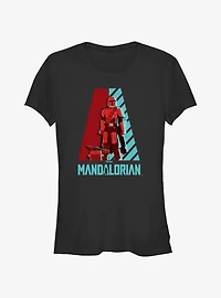 Star Wars The Mandalorian Galaxy's Heroes Logo Girls T-Shirt